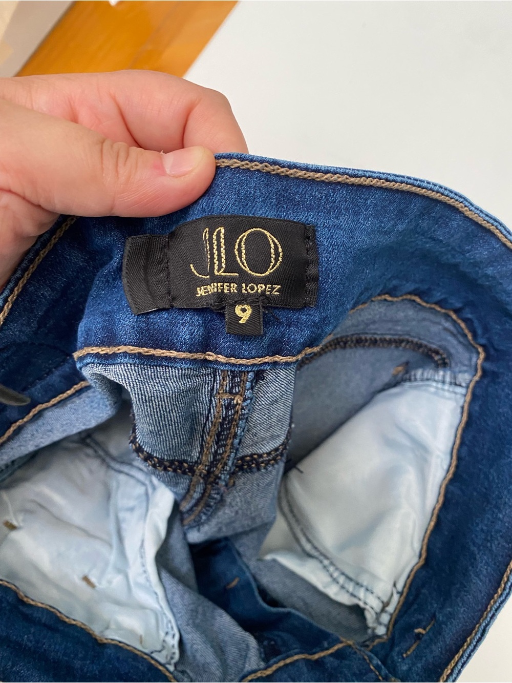 VINTAGE JLO by Jennifer Lopez Y2K Flare Jeans Size 9 Early 2000s - Picture 6 of 6